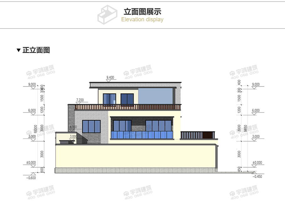 18x14米現(xiàn)代風(fēng)農(nóng)村別墅設(shè)計(jì)圖紙