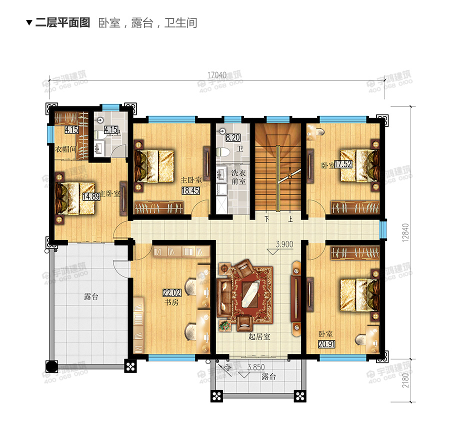 30萬(wàn)帶車(chē)庫(kù)兩層歐式農(nóng)村別墅設(shè)計(jì)圖