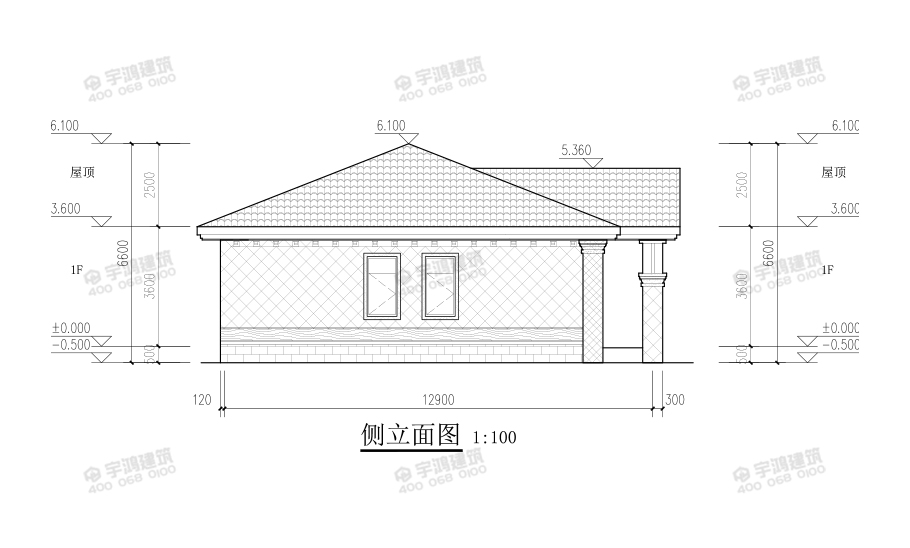 12萬精致農(nóng)村一層平房設計圖，簡單時尚實用
